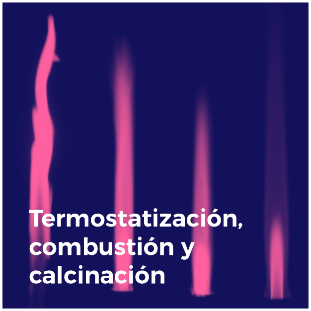 Termostatización, combustión y calcinación