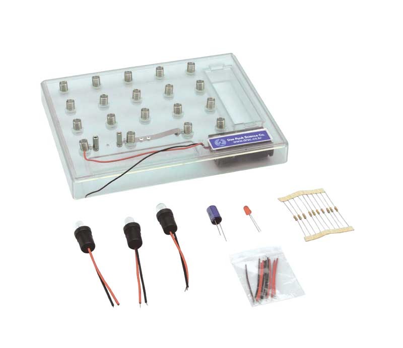 5712 Panel para la realización de circuitos eléctricos sencillos