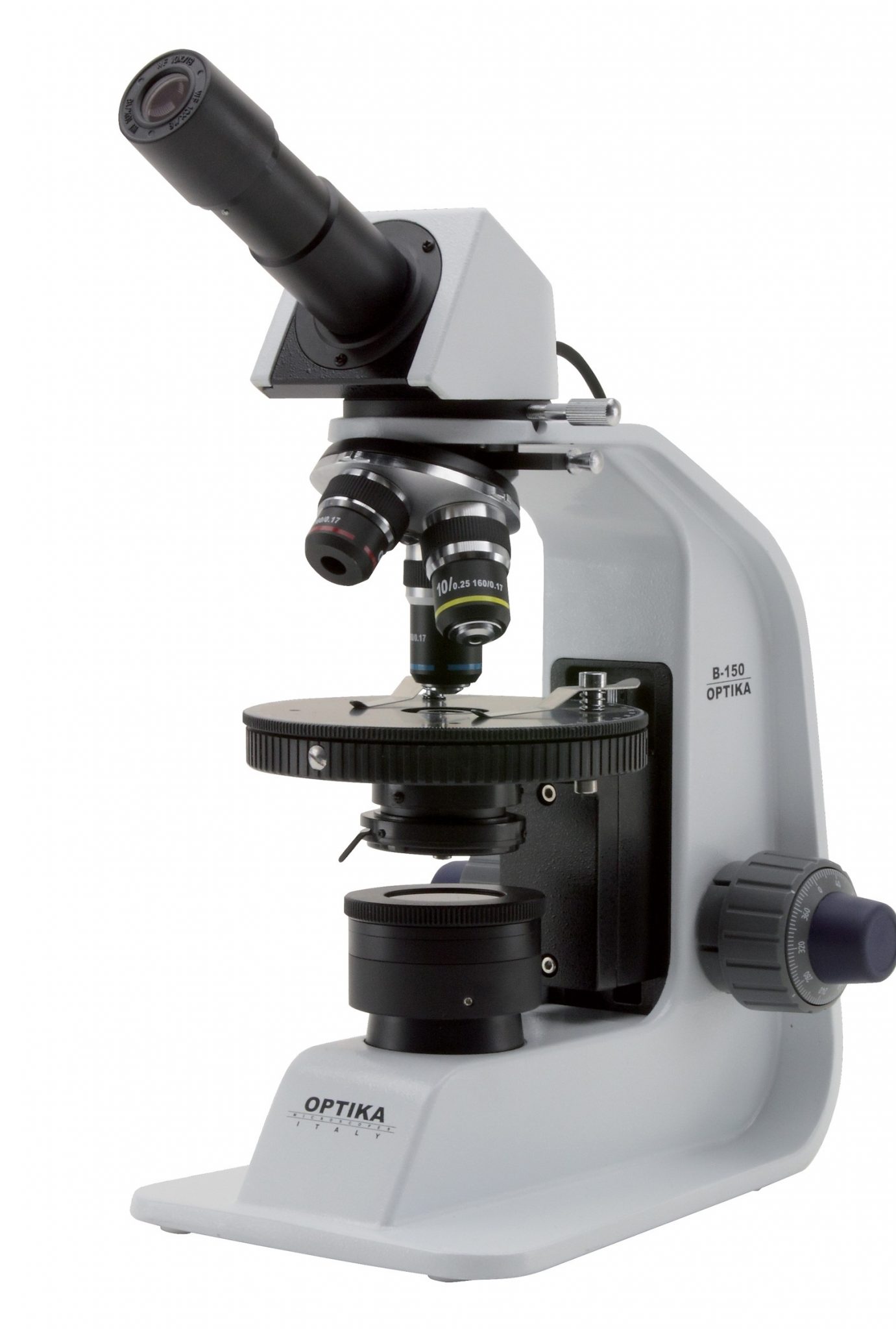 B-150POL-MALC Microscopio monocular de polarización, 400x, control automático de luz ALC. (Producto hasta fin de existencias)