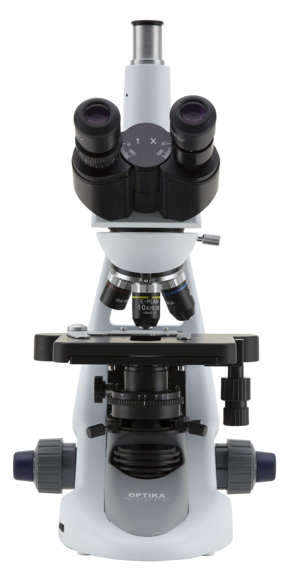 B-293 Microscopio trinocular, 1000x, enchufe múltiple