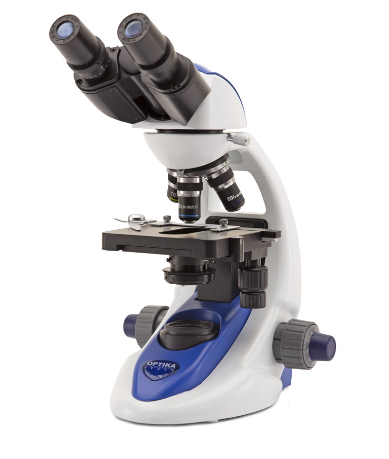 B-192 Microscopio binocular, 1000x, enchufe múltiple