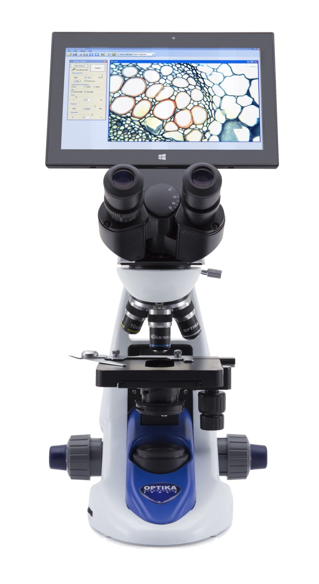 B-190TB Microscopio digital binocular, cámara 1000x, 3.2 MP con tableta, toma múltiple (solo para tableta de la UE)
